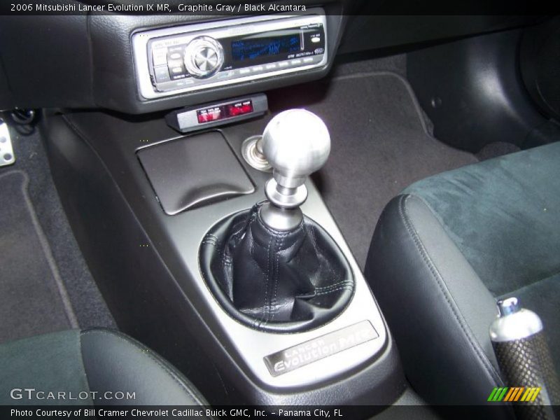 Graphite Gray / Black Alcantara 2006 Mitsubishi Lancer Evolution IX MR