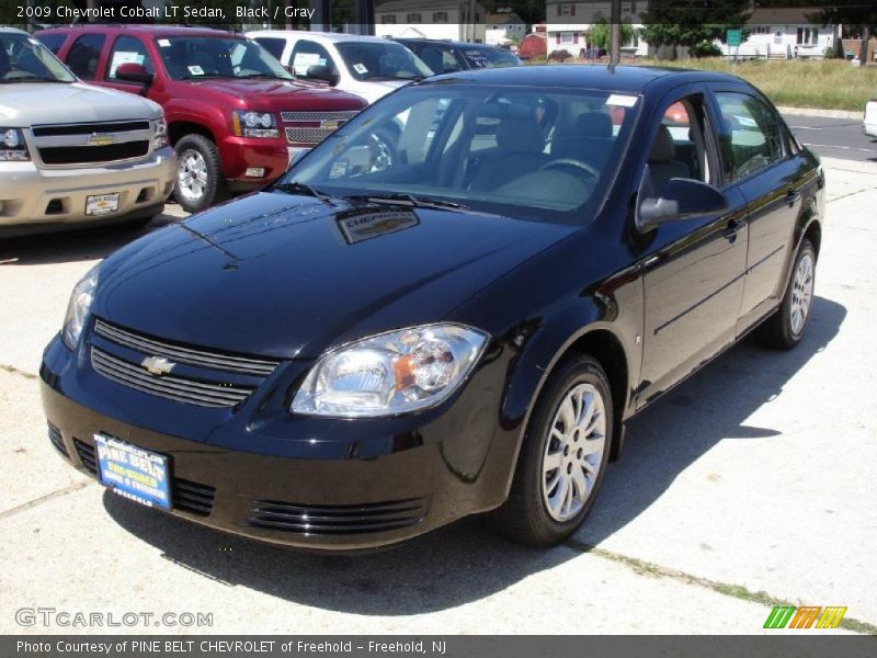 Black / Gray 2009 Chevrolet Cobalt LT Sedan