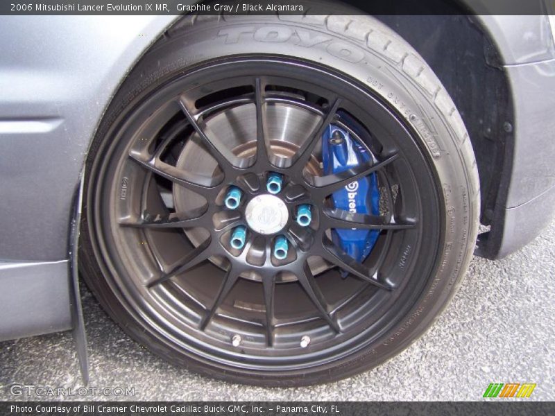 Graphite Gray / Black Alcantara 2006 Mitsubishi Lancer Evolution IX MR