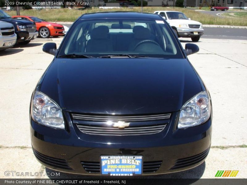 Black / Gray 2009 Chevrolet Cobalt LT Sedan