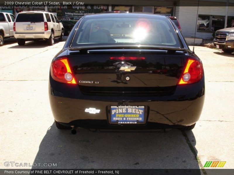 Black / Gray 2009 Chevrolet Cobalt LT Sedan