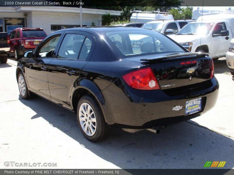 Black / Gray 2009 Chevrolet Cobalt LT Sedan