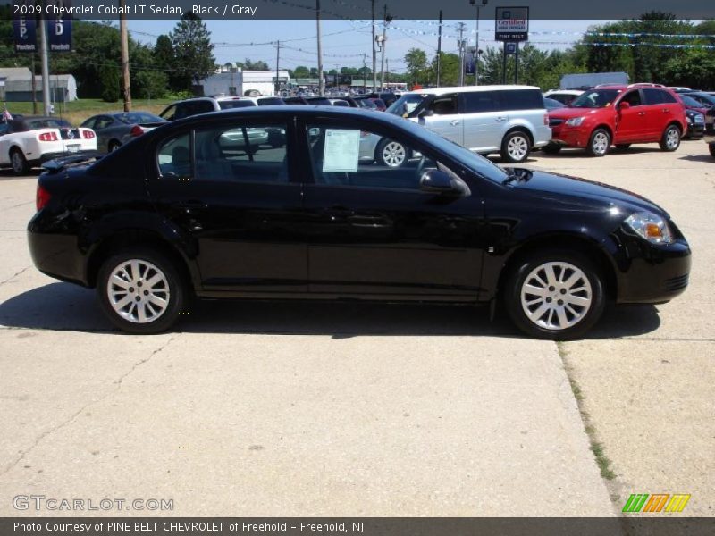 Black / Gray 2009 Chevrolet Cobalt LT Sedan