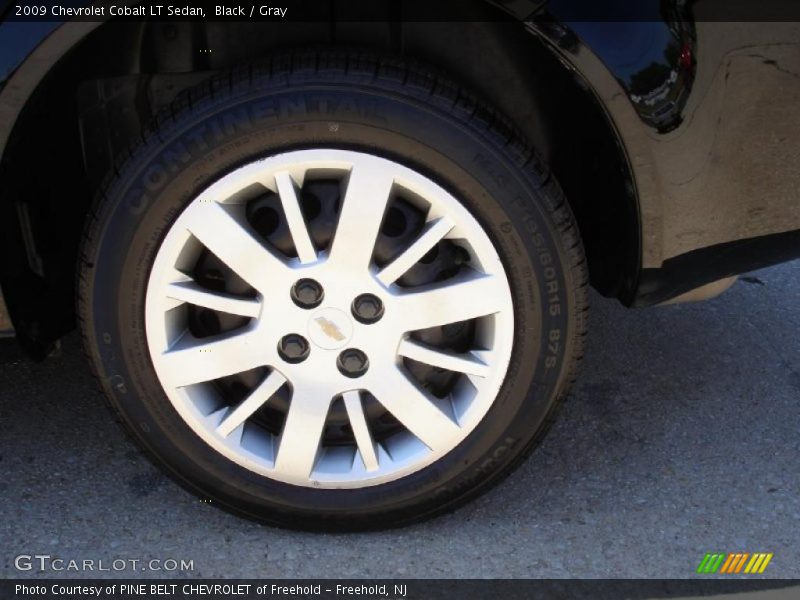 Black / Gray 2009 Chevrolet Cobalt LT Sedan