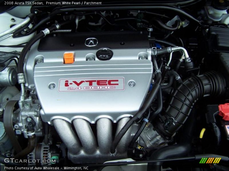 Premium White Pearl / Parchment 2008 Acura TSX Sedan