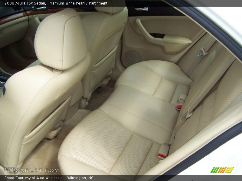 Premium White Pearl / Parchment 2008 Acura TSX Sedan