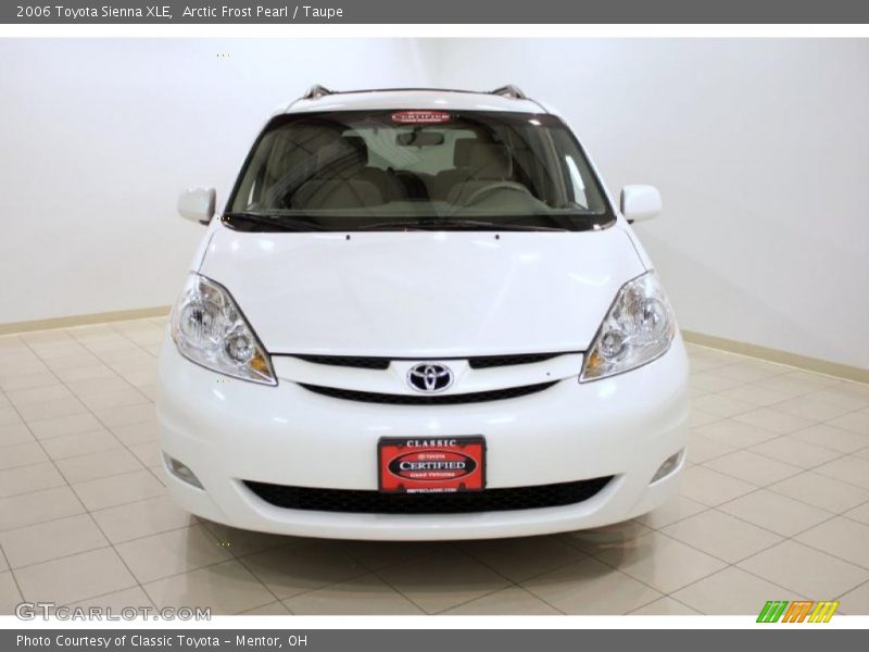 Arctic Frost Pearl / Taupe 2006 Toyota Sienna XLE