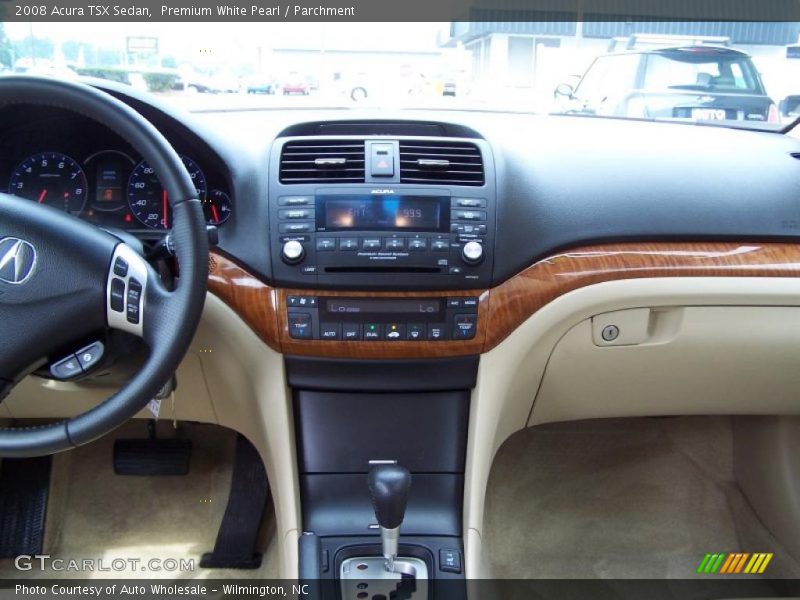 Premium White Pearl / Parchment 2008 Acura TSX Sedan