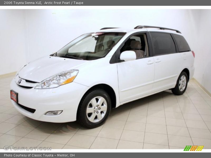 Arctic Frost Pearl / Taupe 2006 Toyota Sienna XLE