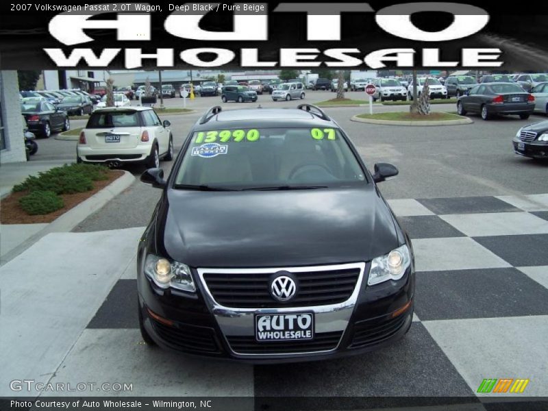 Deep Black / Pure Beige 2007 Volkswagen Passat 2.0T Wagon