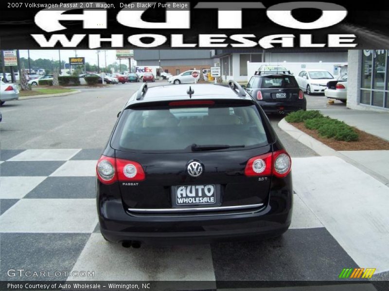 Deep Black / Pure Beige 2007 Volkswagen Passat 2.0T Wagon
