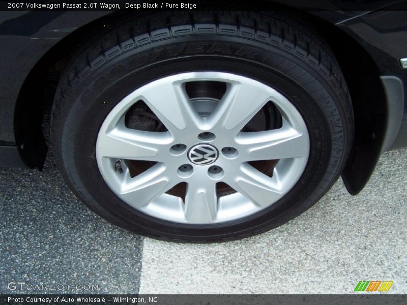 Deep Black / Pure Beige 2007 Volkswagen Passat 2.0T Wagon
