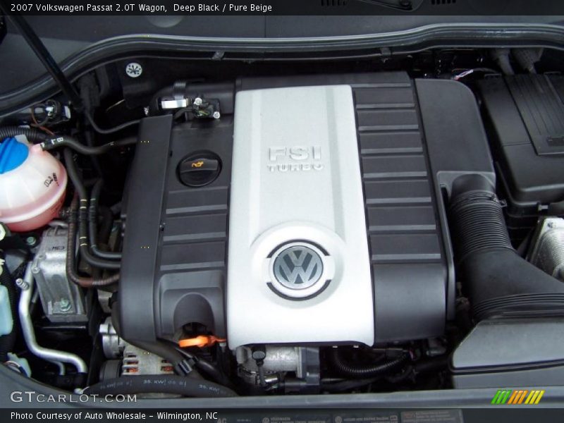 Deep Black / Pure Beige 2007 Volkswagen Passat 2.0T Wagon