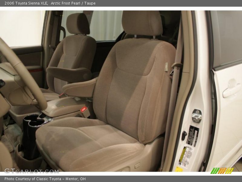 Arctic Frost Pearl / Taupe 2006 Toyota Sienna XLE