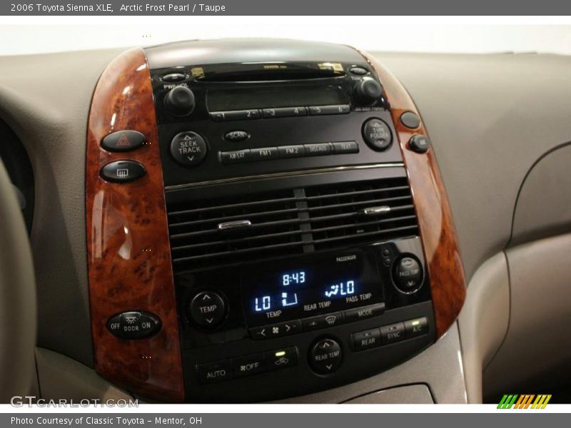 Arctic Frost Pearl / Taupe 2006 Toyota Sienna XLE