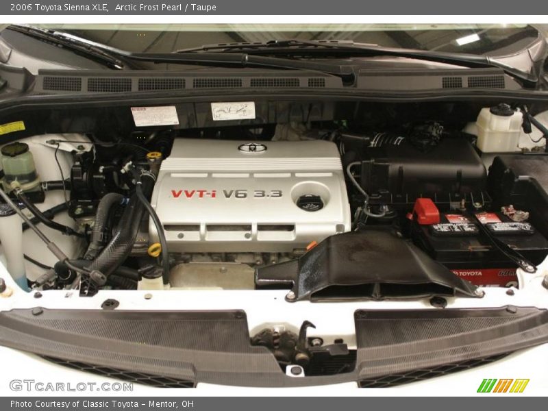 Arctic Frost Pearl / Taupe 2006 Toyota Sienna XLE