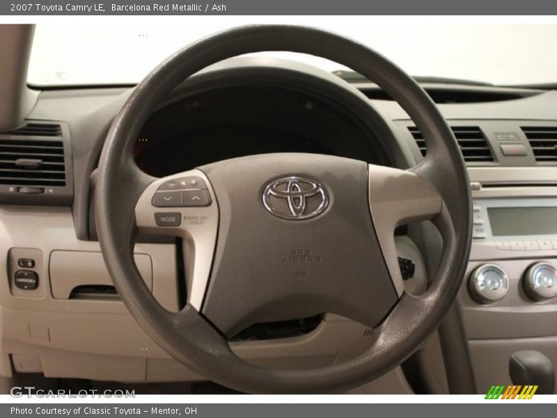 Barcelona Red Metallic / Ash 2007 Toyota Camry LE