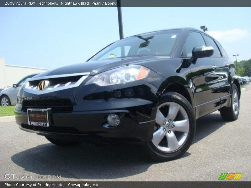 Nighthawk Black Pearl / Ebony 2008 Acura RDX Technology