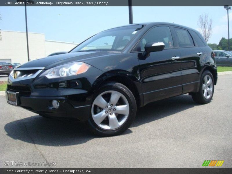 Nighthawk Black Pearl / Ebony 2008 Acura RDX Technology