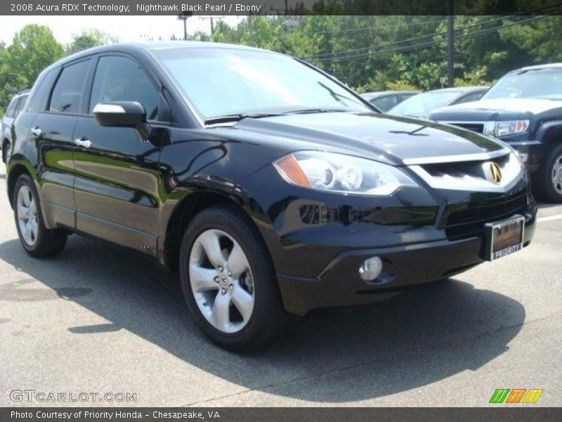 Nighthawk Black Pearl / Ebony 2008 Acura RDX Technology