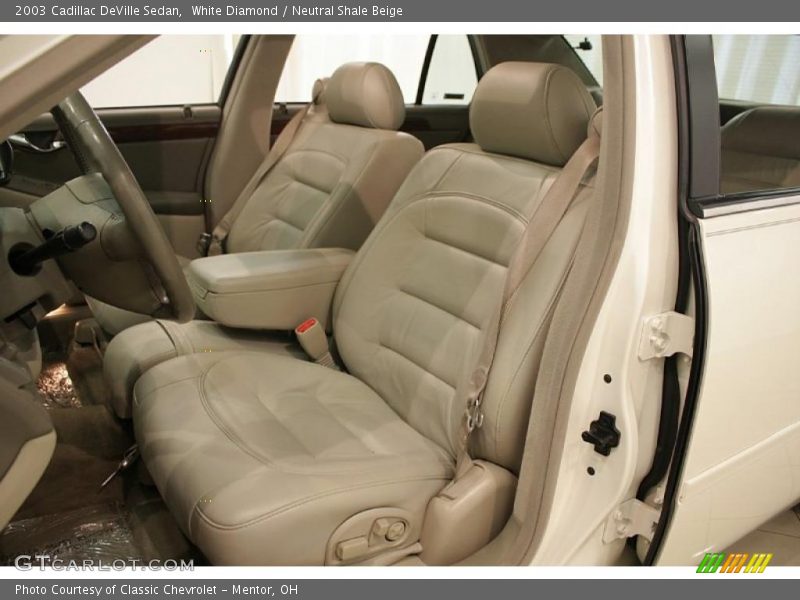 White Diamond / Neutral Shale Beige 2003 Cadillac DeVille Sedan