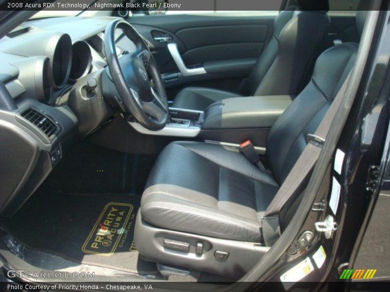 Nighthawk Black Pearl / Ebony 2008 Acura RDX Technology