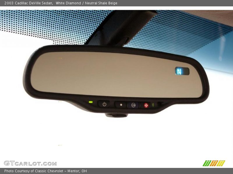 White Diamond / Neutral Shale Beige 2003 Cadillac DeVille Sedan