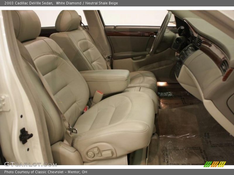 White Diamond / Neutral Shale Beige 2003 Cadillac DeVille Sedan