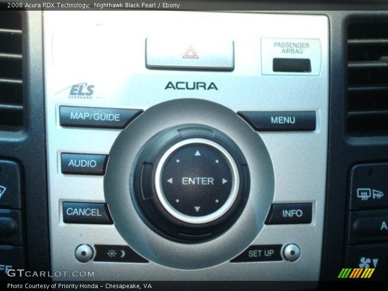 Nighthawk Black Pearl / Ebony 2008 Acura RDX Technology