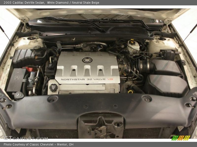 White Diamond / Neutral Shale Beige 2003 Cadillac DeVille Sedan