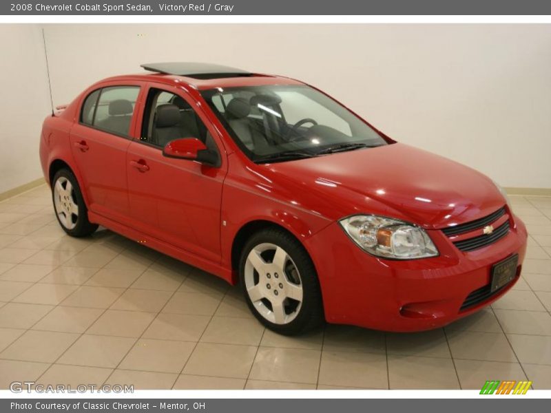 Victory Red / Gray 2008 Chevrolet Cobalt Sport Sedan