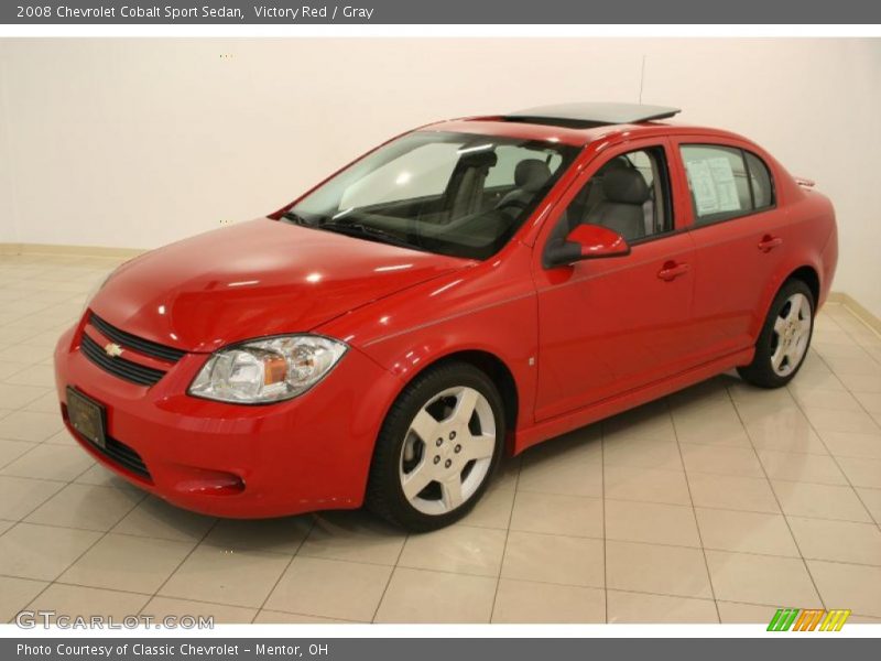 Victory Red / Gray 2008 Chevrolet Cobalt Sport Sedan