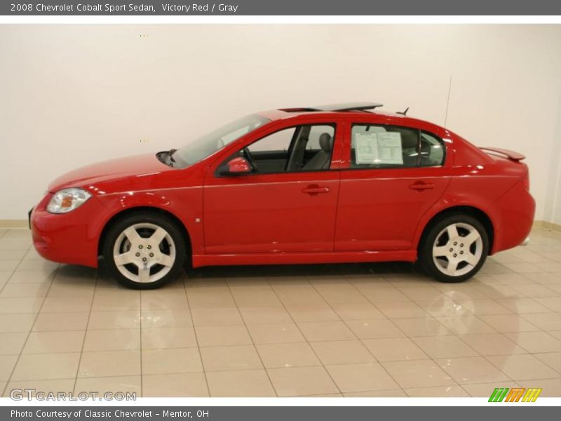 Victory Red / Gray 2008 Chevrolet Cobalt Sport Sedan