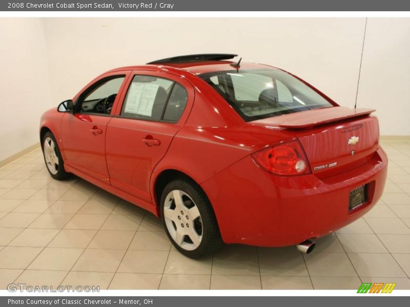 Victory Red / Gray 2008 Chevrolet Cobalt Sport Sedan