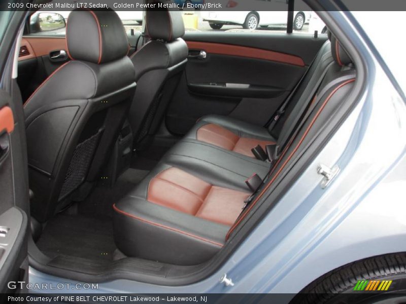 Golden Pewter Metallic / Ebony/Brick 2009 Chevrolet Malibu LTZ Sedan
