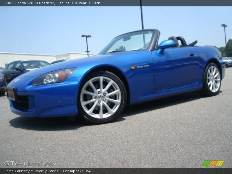 Laguna Blue Pearl / Black 2006 Honda S2000 Roadster