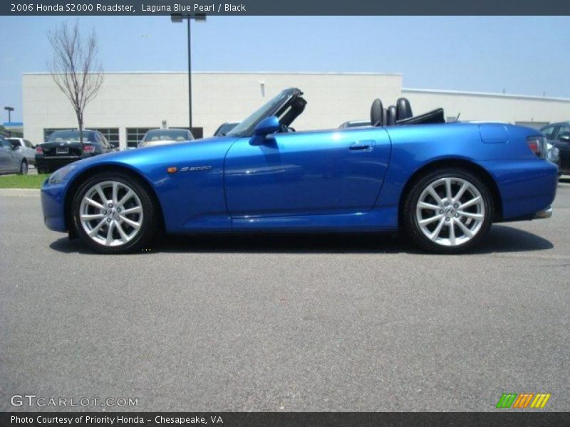 Laguna Blue Pearl / Black 2006 Honda S2000 Roadster