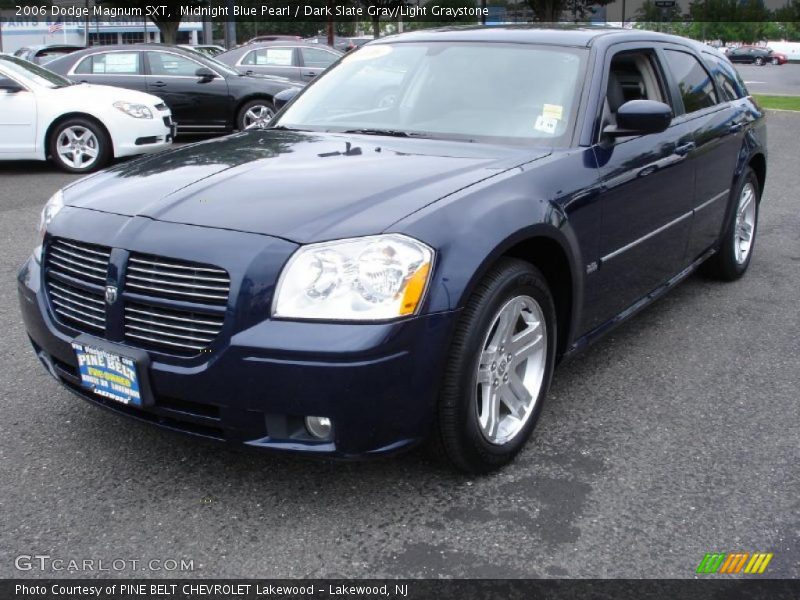 Midnight Blue Pearl / Dark Slate Gray/Light Graystone 2006 Dodge Magnum SXT
