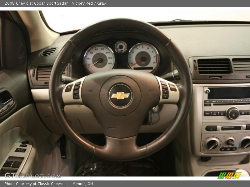 Victory Red / Gray 2008 Chevrolet Cobalt Sport Sedan