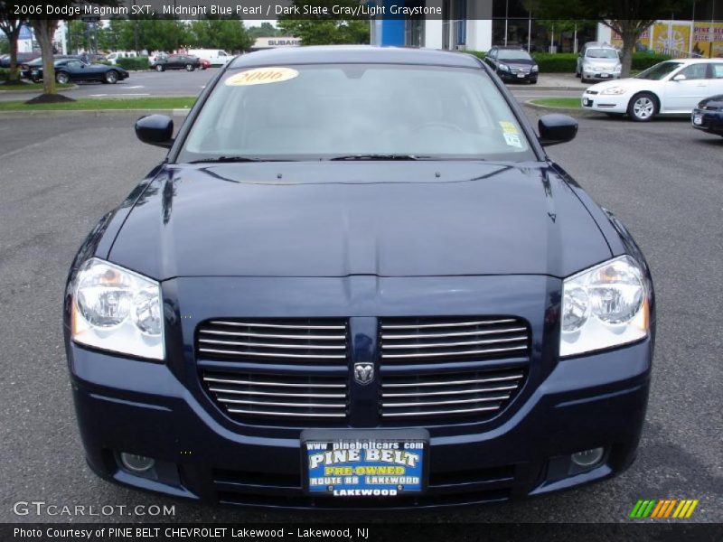 Midnight Blue Pearl / Dark Slate Gray/Light Graystone 2006 Dodge Magnum SXT
