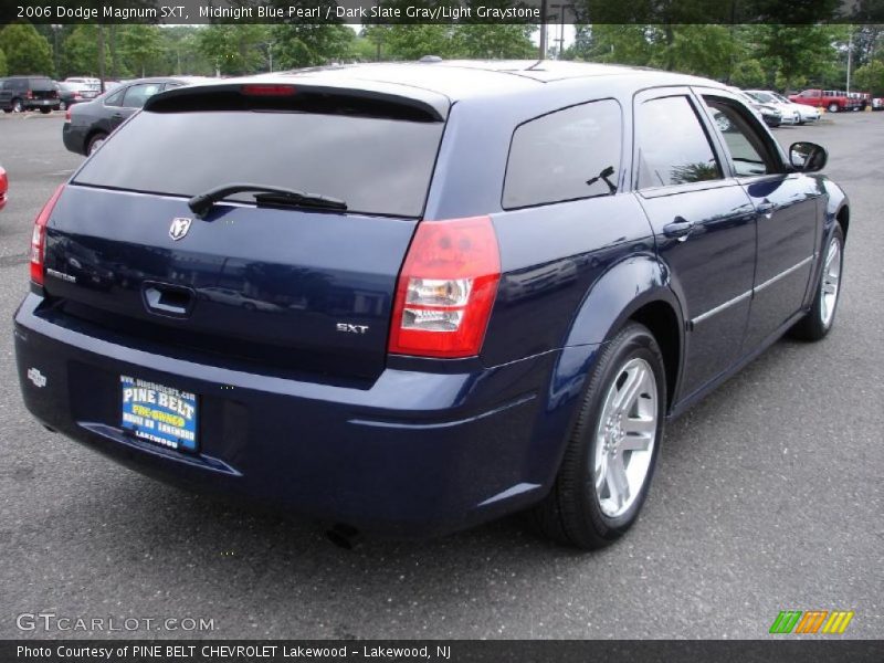 Midnight Blue Pearl / Dark Slate Gray/Light Graystone 2006 Dodge Magnum SXT