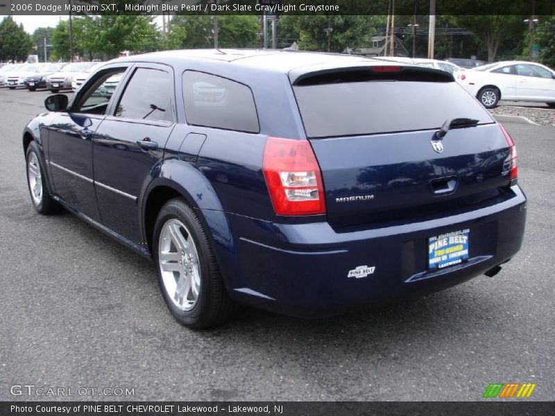 Midnight Blue Pearl / Dark Slate Gray/Light Graystone 2006 Dodge Magnum SXT