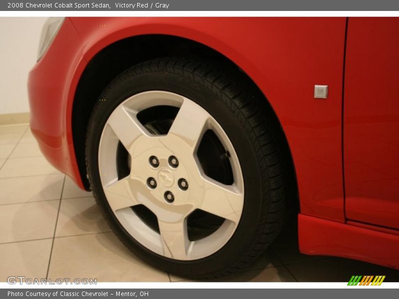 Victory Red / Gray 2008 Chevrolet Cobalt Sport Sedan