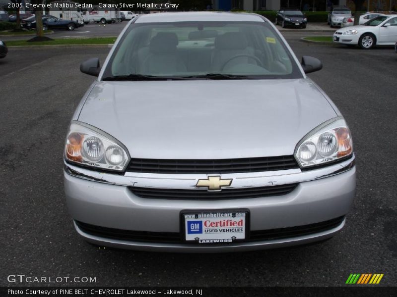 Galaxy Silver Metallic / Gray 2005 Chevrolet Malibu Sedan