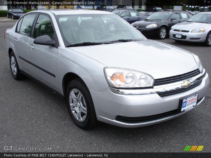 Galaxy Silver Metallic / Gray 2005 Chevrolet Malibu Sedan