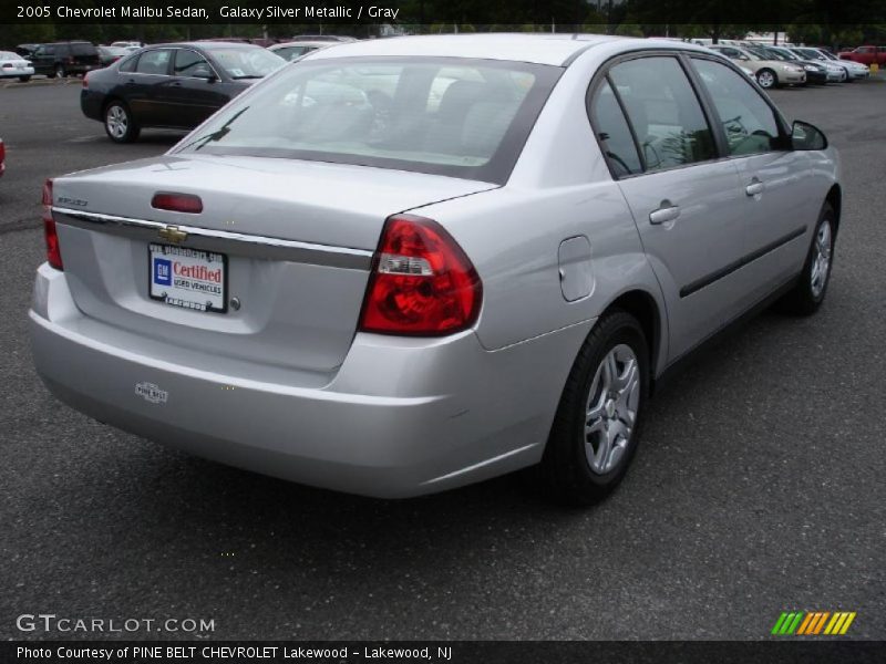 Galaxy Silver Metallic / Gray 2005 Chevrolet Malibu Sedan