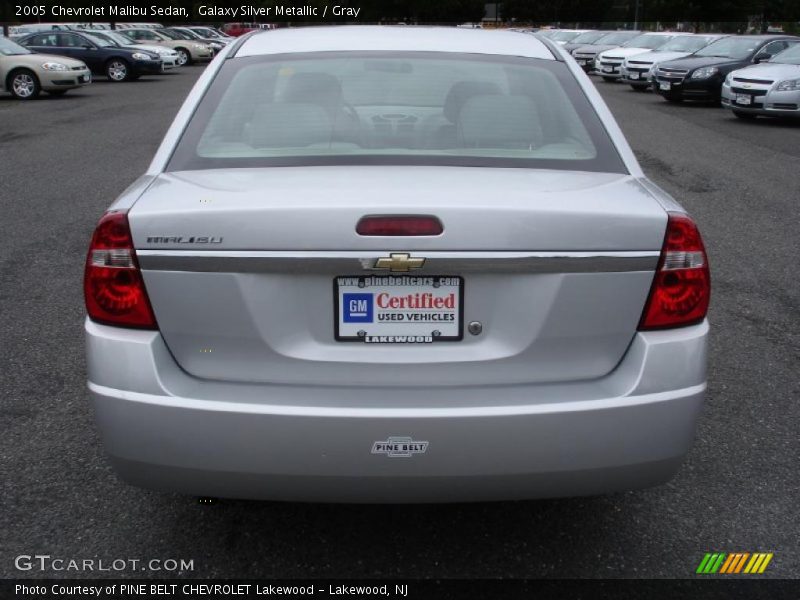 Galaxy Silver Metallic / Gray 2005 Chevrolet Malibu Sedan