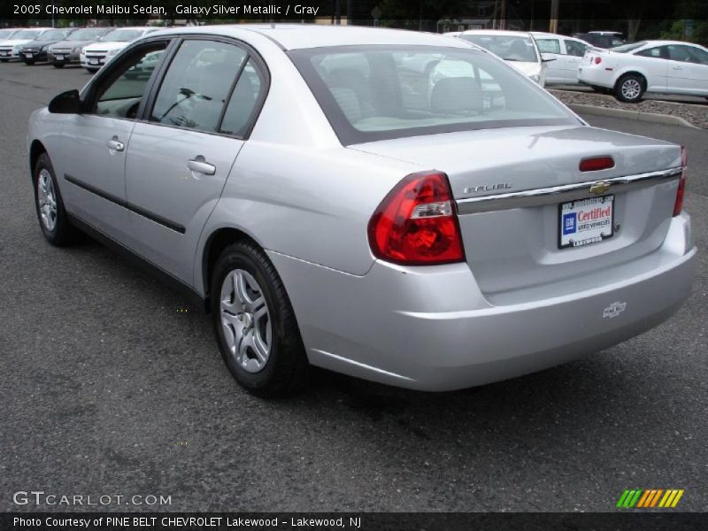 Galaxy Silver Metallic / Gray 2005 Chevrolet Malibu Sedan