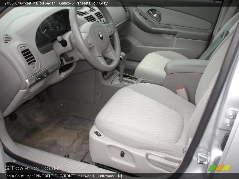 Galaxy Silver Metallic / Gray 2005 Chevrolet Malibu Sedan