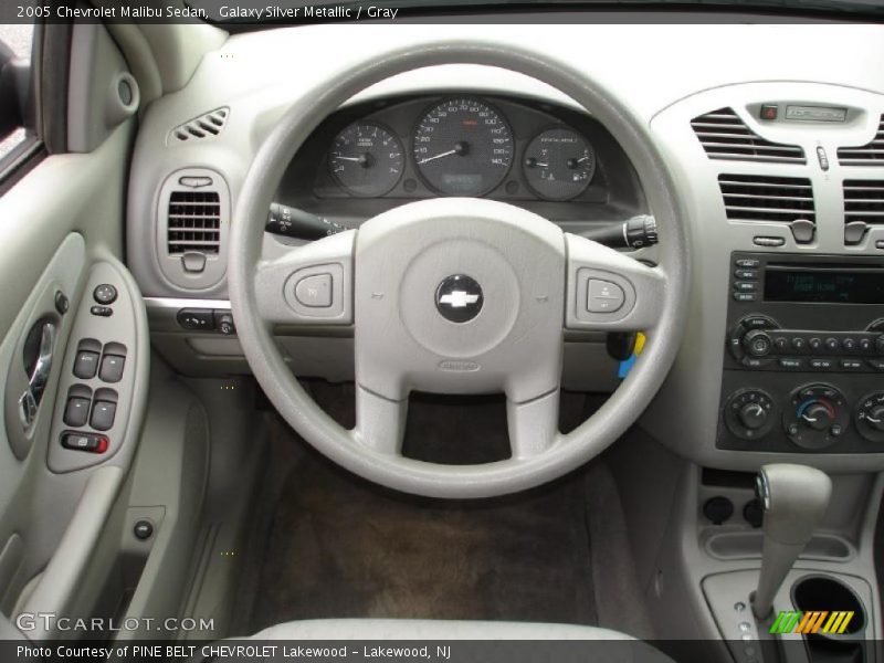 Galaxy Silver Metallic / Gray 2005 Chevrolet Malibu Sedan